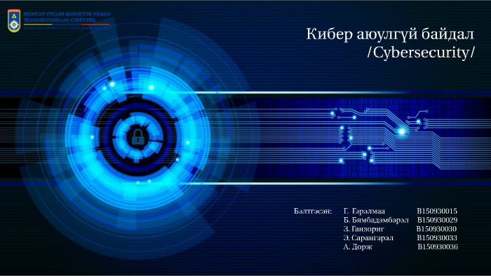 Кибер Аюулгүй байдал by Ганзориг З. on Prezi