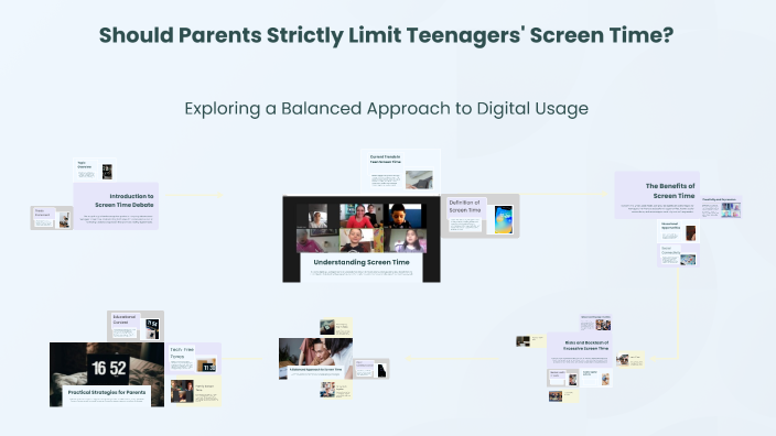 Should Parents Strictly Limit Teenagers' Screen Time? by Nhi Võ on Prezi - Teenagers And Screen Time Risks