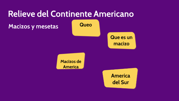 Relieve Del Continente Americano By Valeria Benes 7440
