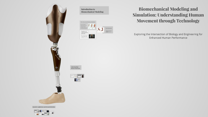 Biomechanical Modeling and Simulation: Understanding Human Movement ...
