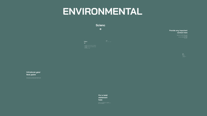 Exploring Environmental Science by Jestonie Binbinon on Prezi