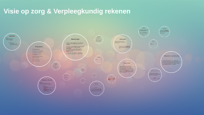 Visie op zorg & verpleegkundig rekenen by Valone Adams on Prezi