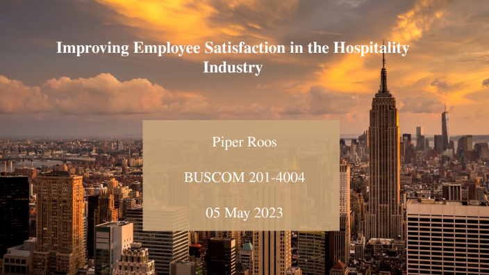 literature review on employee job satisfaction in hotel industry