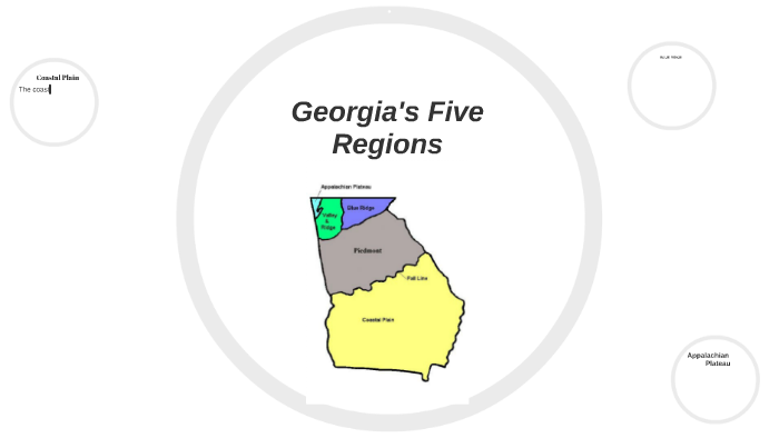 Georgia's Five Regions by Malik Maxwell