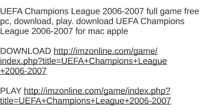 Uefa Champions League Font Free Download