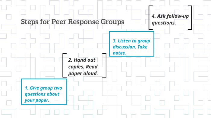 Peer Response Steps by Jill Reglin on Prezi