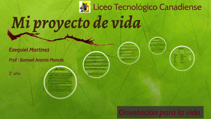 Mi proyecto de vida by XCheck Martinez on Prezi