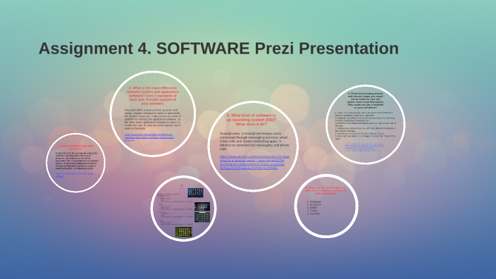 Assignment 4. SOFTWARE Prezi Presentation by elizabeth gomez on Prezi