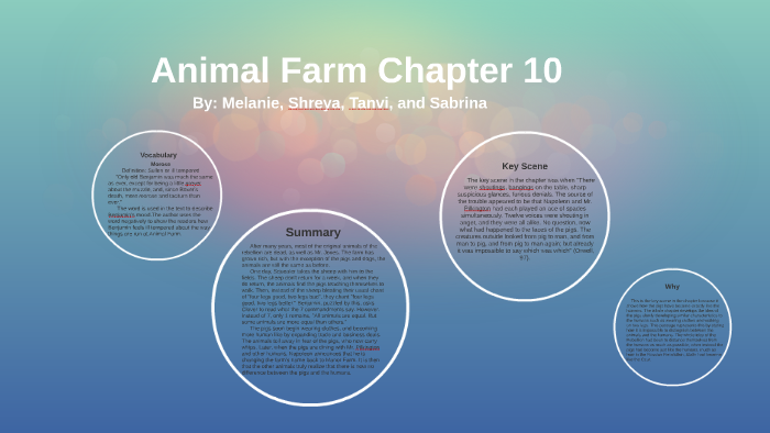 Animal Farm Chapter 10 by Shreya Choksi