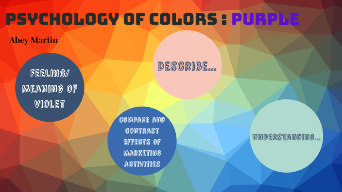 Psychology of Colors by Abey Martin on Prezi
