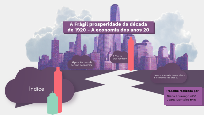 A Frágil prosperidade da década de 1920 - A economia dos anos 20 by