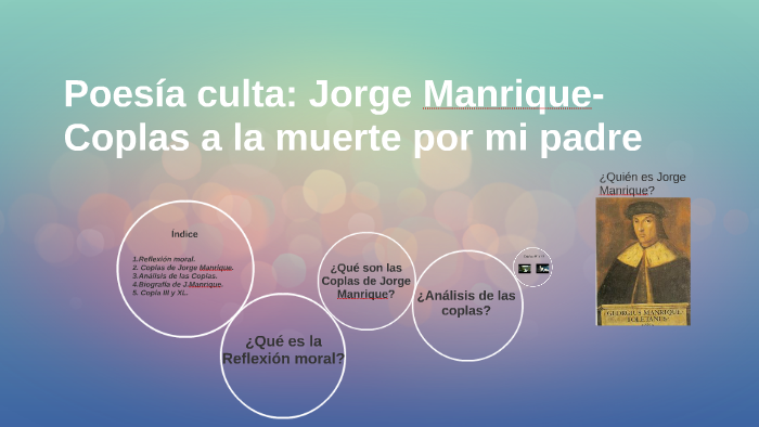 Poesía culta: Jorge Manrique- by joselu pordomingo on Prezi Next