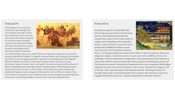 East Asia: Medieval Japan Postcards By Lais George On Prezi