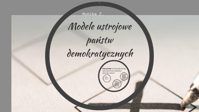 Modele ustrojowe państw demokratycznych by Monika Żmija