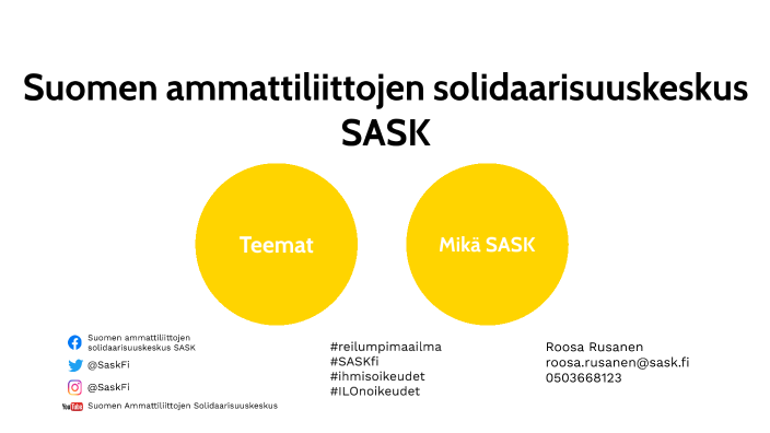 SASK by Roosa Rusanen on Prezi Next
