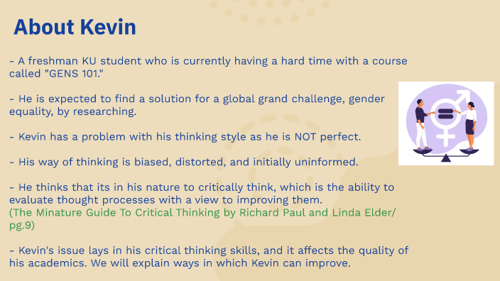 Kevin's Critical Thinking by Mohammed Fozi on Prezi