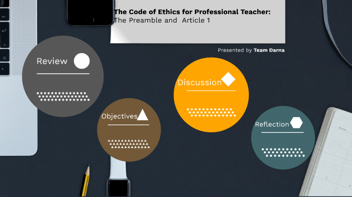The Code Of Ethics For Professional Teacher The Preamble And Article 1 By Bernie Hero