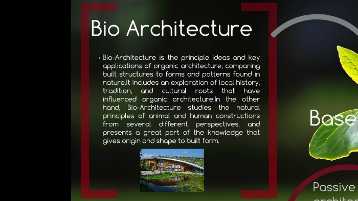 Bio Architecture by chourouk choufane on Prezi