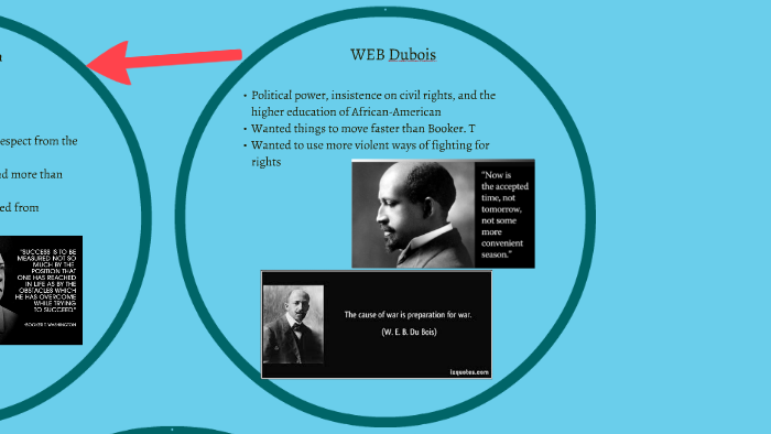 booker t washington and web dubois compare and contrast
