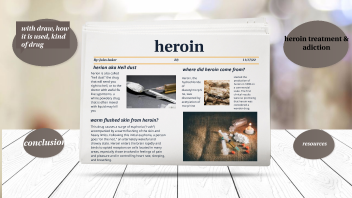 heroin by Julianna Baker on Prezi
