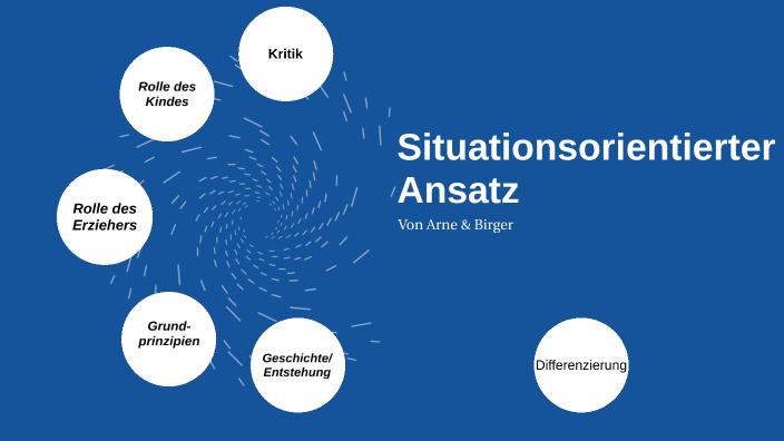 Situationsorientierter Ansatz by Birger Höft on Prezi