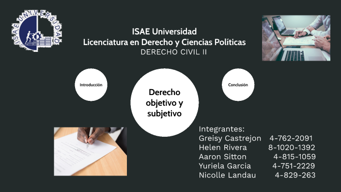 Derecho Objetivo y Subjetivo by Yuriela Garcia by Yuriela Garcia on Prezi