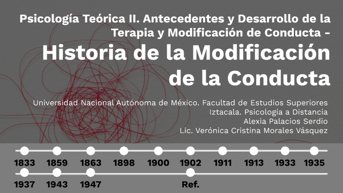 Historia de la Modificación de la Conducta by Alexia Palacios on Prezi