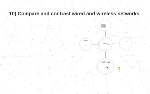 10) Compare and contrast wired and wireless networks. by Abdullah ALQAHTANI  on Prezi