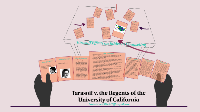 Tarasoff V. The Regents Of The University Of California By Laura Ellis ...