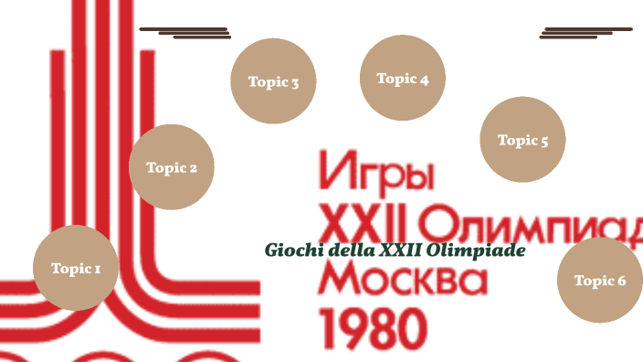 Giochi della XXII Olimpiade by cloe accossato on Prezi
