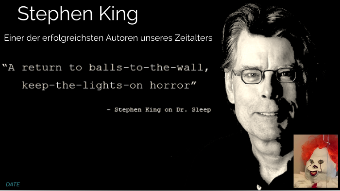Реферат: Report Of Stephen King