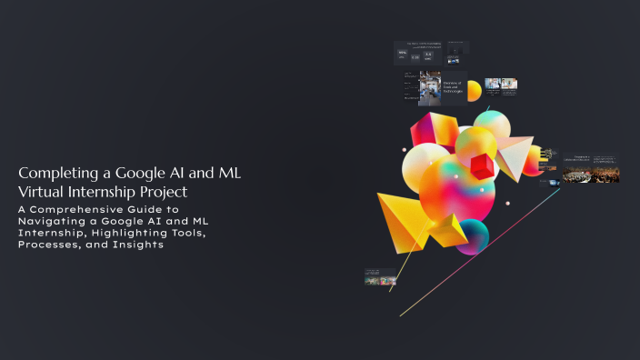 Completing a Google AI and ML Virtual Internship Project by Yamuna ...