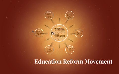 goals of education reform movement