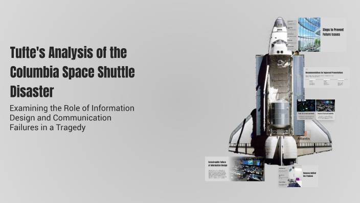 Tufte's Analysis of the Columbia Space Shuttle Disaster by Om dutt ...