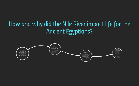 How and why did the Nile River impact life for the Ancient Egyptians ...