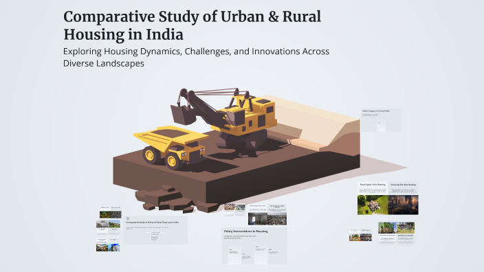 Comparative Study of Urban & Rural Housing in India by Pragati Singh on ...