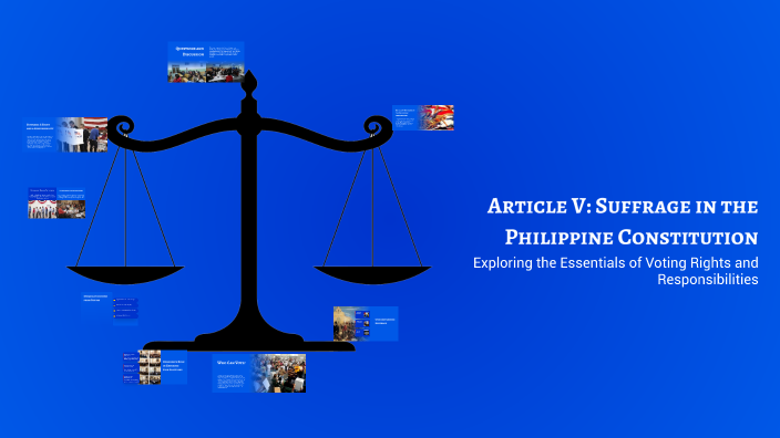 Article V: Suffrage in the Philippine Constitution by Khryzza Cabatbat ...