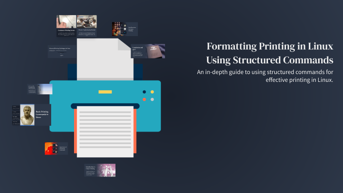 Formatting Printing in Linux Using Structured Commands by valli nayagam ...