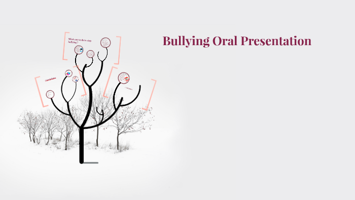 oral presentation on bullying