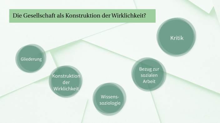 Die Gesellschaftliche Konstruktion Der Wirklichkeit By Lina Wagner On Prezi