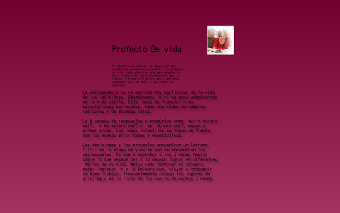 Mi Proyecto De Vida by andrea mazo on Prezi
