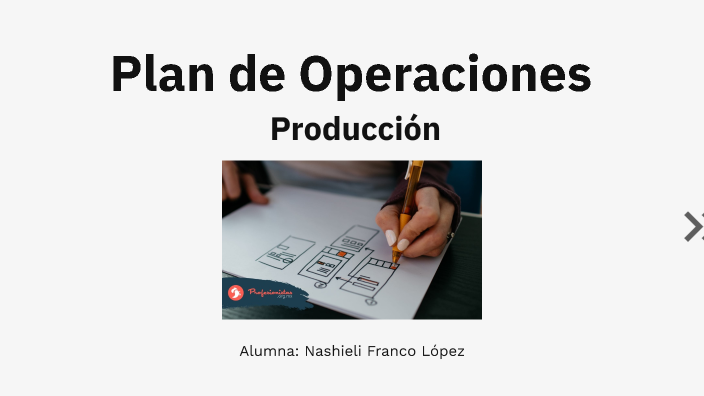Plan de Operaciones by Nashieli Franco López on Prezi