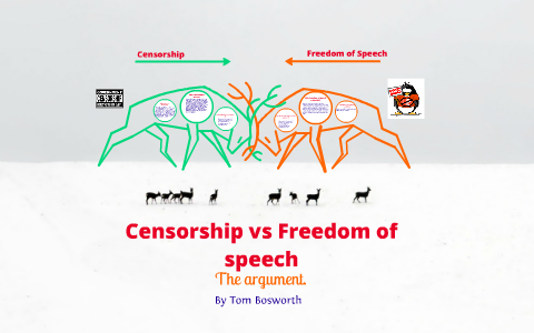 freedom of speech vs censorship
