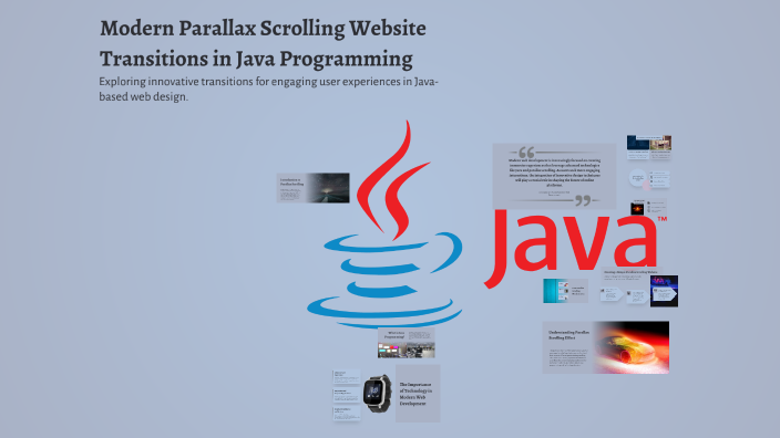 Modern Parallax Scrolling Website Transitions in Java Programming by ...