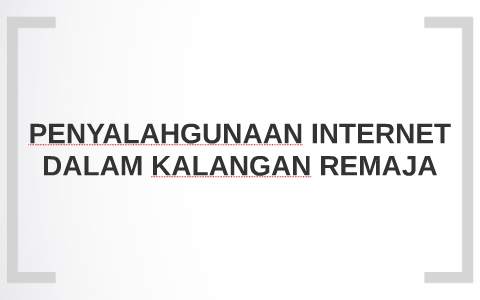 Penyalahgunaan Internet Dalam Kalangan Remaja By Nur Liyana Abd Rahman