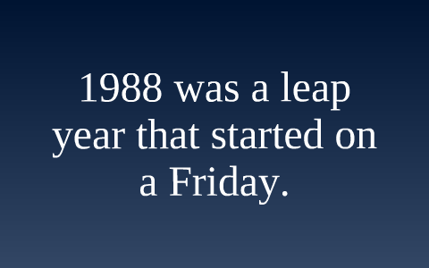 What Happened in 1988 by aaron hefner on Prezi