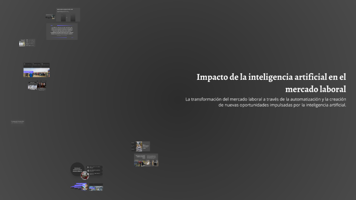 Impacto de la inteligencia artificial en el mercado laboral by DEYVID ...