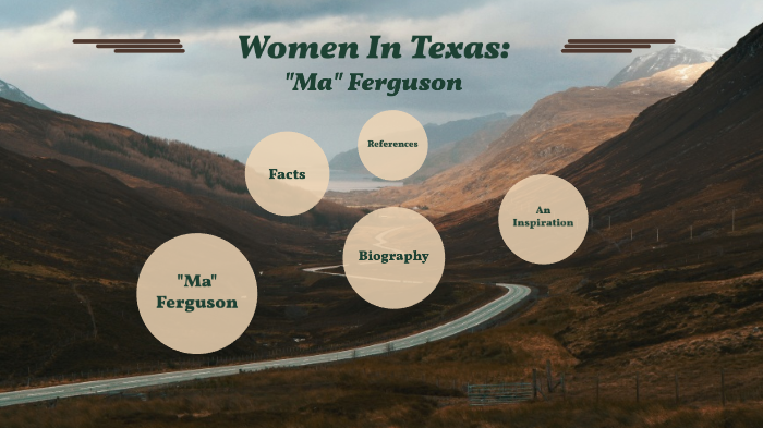 Women In Texas Ma Ferguson By Ayisat Oyewale