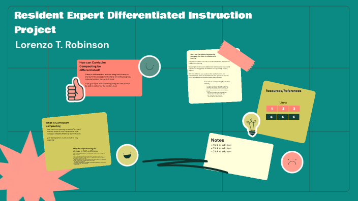 Resident Expert Differentiated Instruction Project by Lorenzo Robinson ...