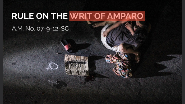 Writ Of Amparo By Martin Senador On Prezi